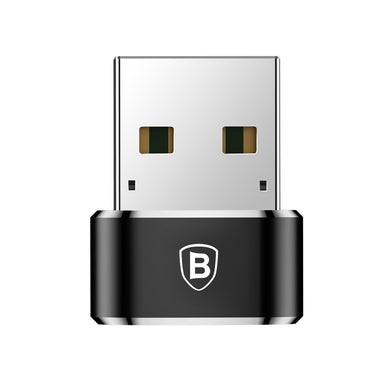 Baseus Mini Type-C Female to USB Male Adapter Converter Black
